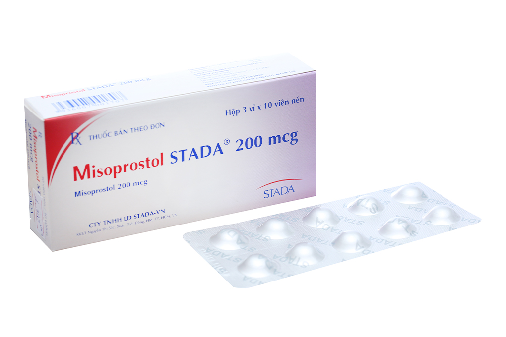 Misoprostol Stada 200mcg trị viêm loét dạ dày