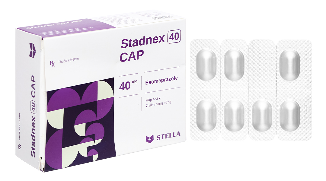 Stadnex 40 Cap trị trào ngược dạ dày, thực quản