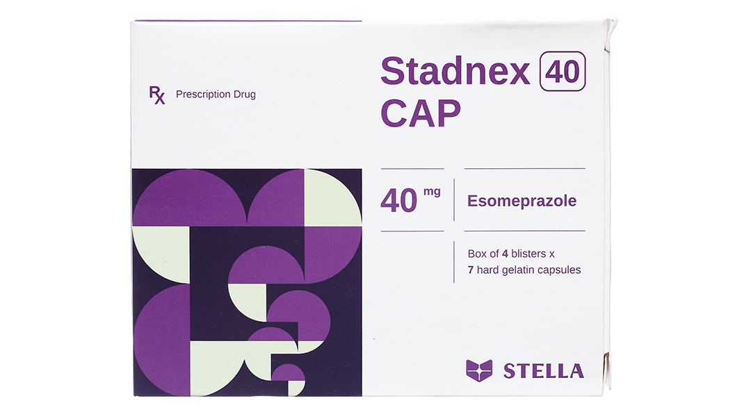 Stadnex 40 Cap trị trào ngược dạ dày, thực quản