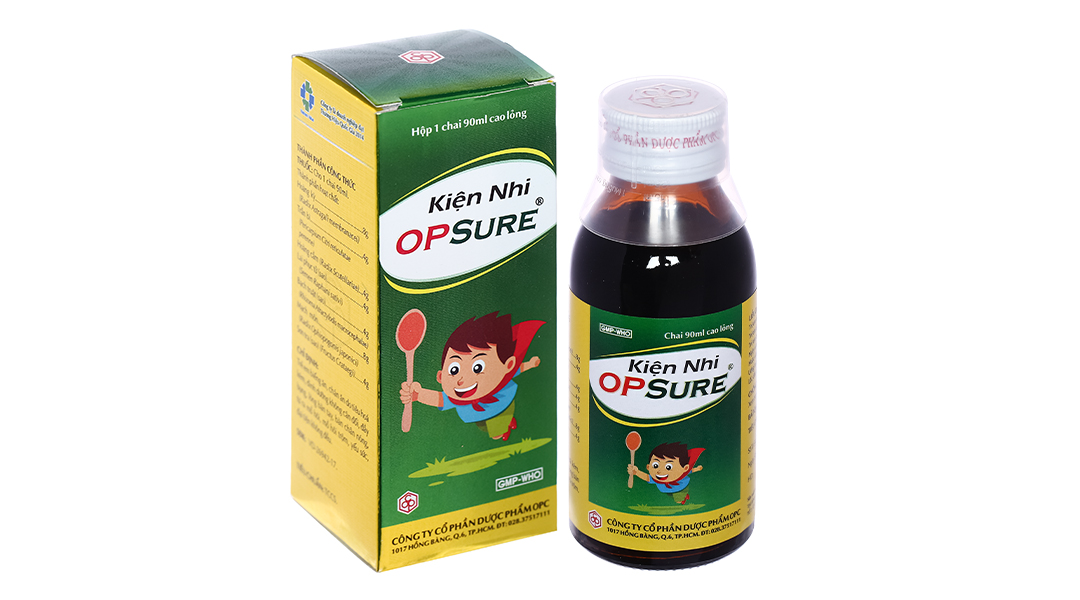 Cao lỏng Kiện Nhi OPSure giúp trẻ tiêu hóa tốt, trị mồ hôi trộm