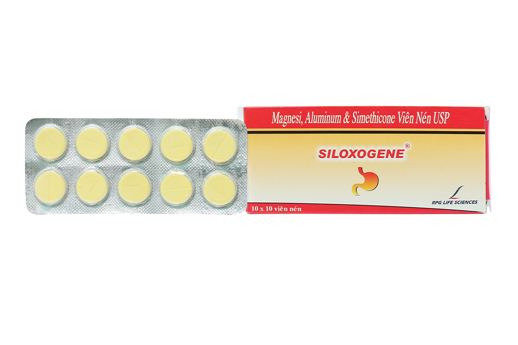 Viên nhai Siloxogene trị các triệu chứng tăng tiết axit dạ dày