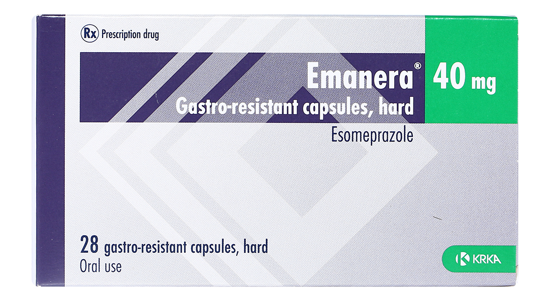 Emanera 40mg trị viêm loét thực quản do trào ngược
