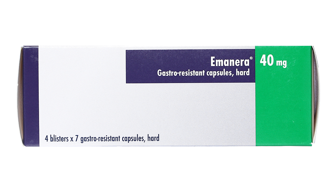 Emanera 40mg trị viêm loét thực quản do trào ngược