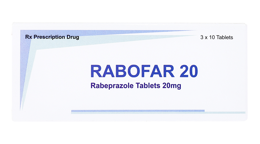 Rabofar 20 trị trào ngược dạ dày, thực quản
