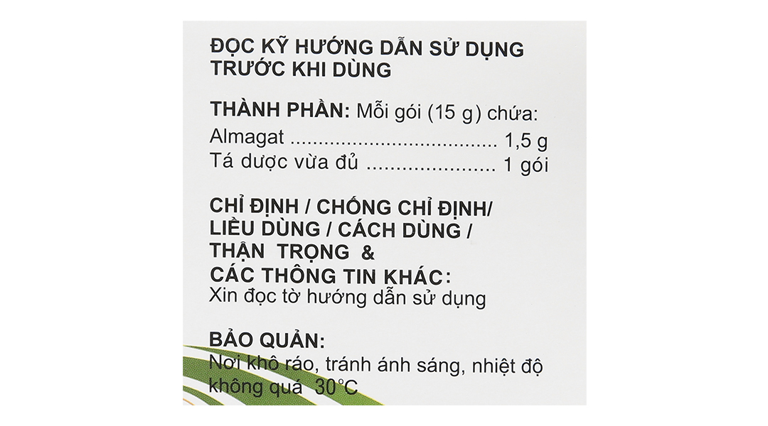 Hỗn dịch uống Soares trị loét dạ dày - tá tràng, viêm thực quản