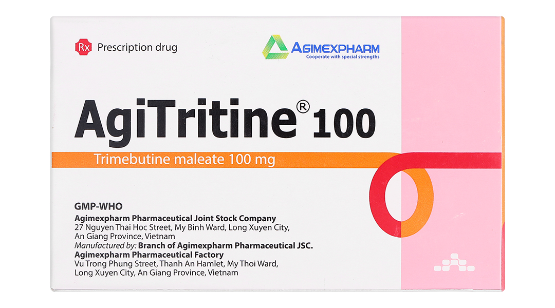 Agitritine 100 trị rối loạn chức năng tiêu hóa