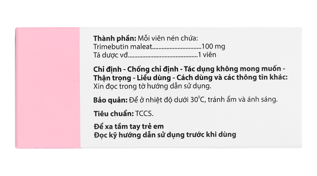 Agitritine 100 trị rối loạn chức năng tiêu hóa