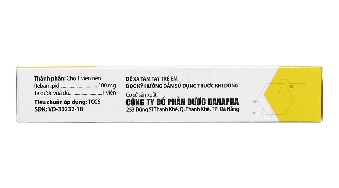 Damipid 100mg trị viêm loét dạ dày