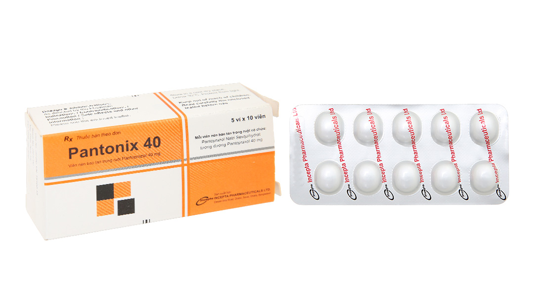 Pantonix 40 trị trào ngược dạ dày, thực quản