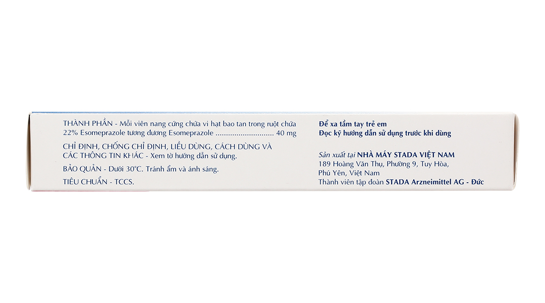 Esomeprazole Stada 40mg phòng và trị viêm loét dạ dày tá tràng