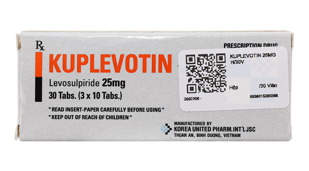Kuplevotin 25mg trị rối loạn chức năng tiêu hóa