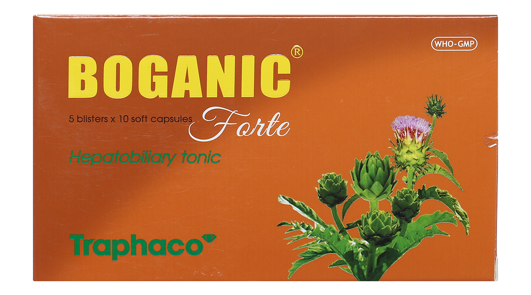 Boganic Forte hỗ trợ trị bệnh lý gan mật, mỡ máu