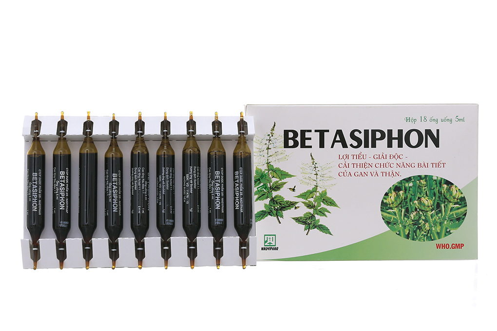 Dung dịch uống Betasiphon hỗ trợ trị bệnh lý gan mật, tiêu hóa