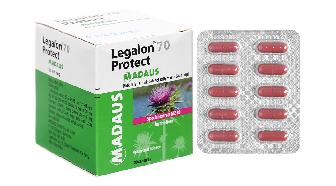 Legalon 70 Protect hỗ trợ trị bệnh viêm gan, xơ gan