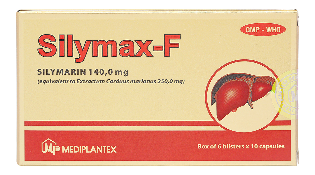 Silymax-F 140mg điều trị viêm gan do virus, xơ gan