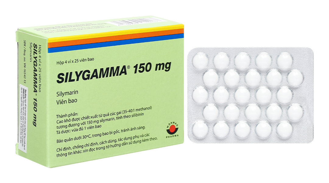 Silygamma 150mg hỗ trợ trị các bệnh lý về gan