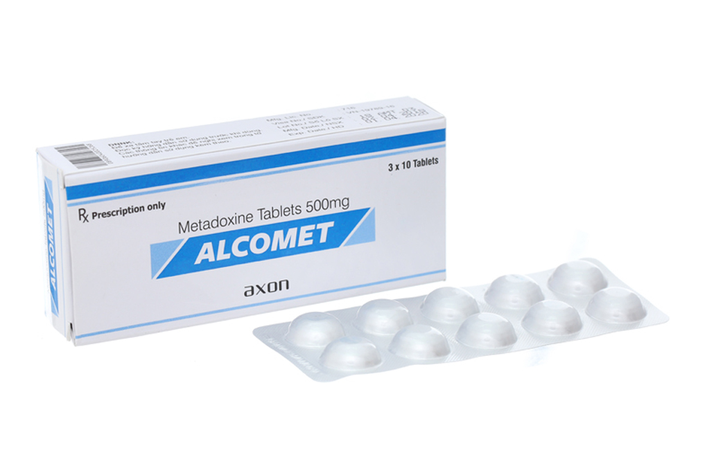 Alcomet 500mg giải độc rượu, hỗ trợ trị bệnh lý về gan