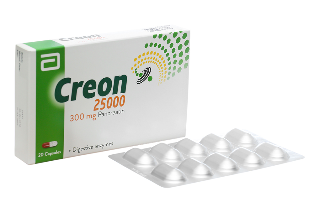 Creon 25000 bổ sung men tụy