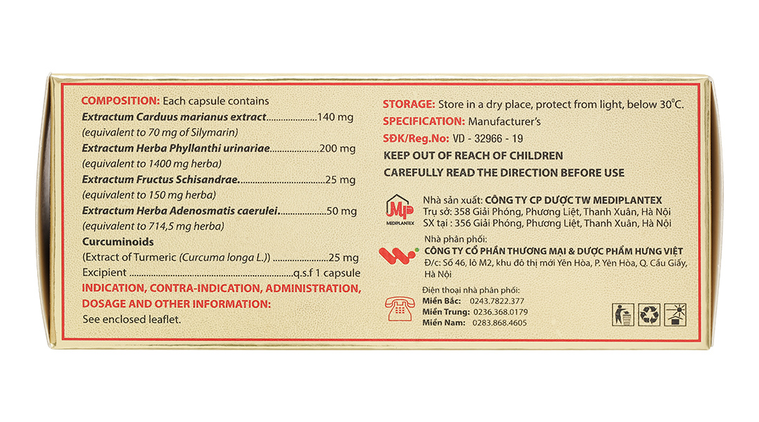 Silymax Complex trị viêm gan do virus, xơ gan, gan nhiễm mỡ