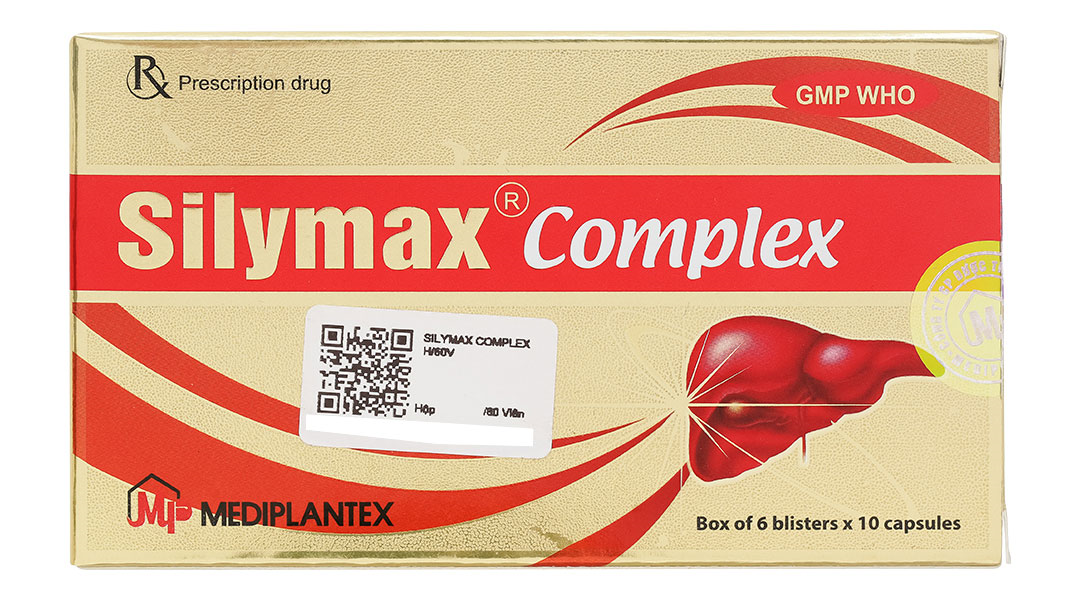 Silymax Complex trị viêm gan do virus, xơ gan, gan nhiễm mỡ