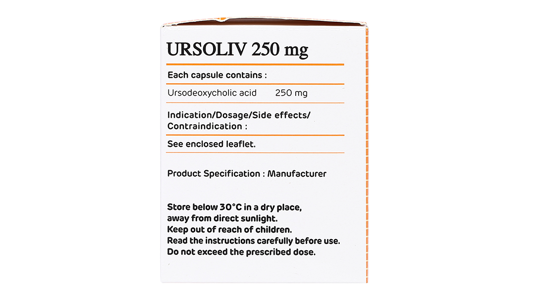 Ursoliv 250 hỗ trợ trị bệnh lý về gan mật