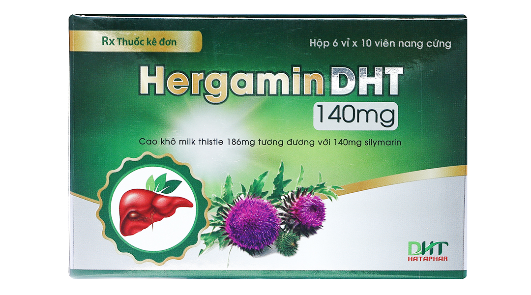 HergaminDHT 140mg hỗ trợ trị bệnh lý về gan