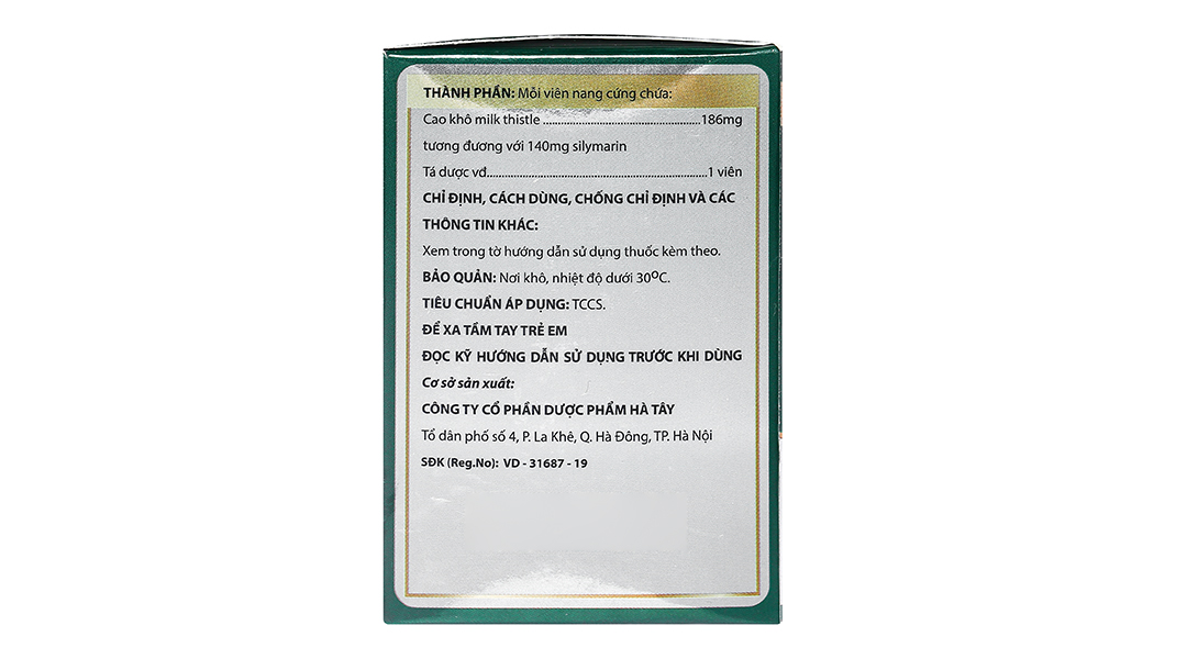 HergaminDHT 140mg hỗ trợ trị bệnh lý về gan