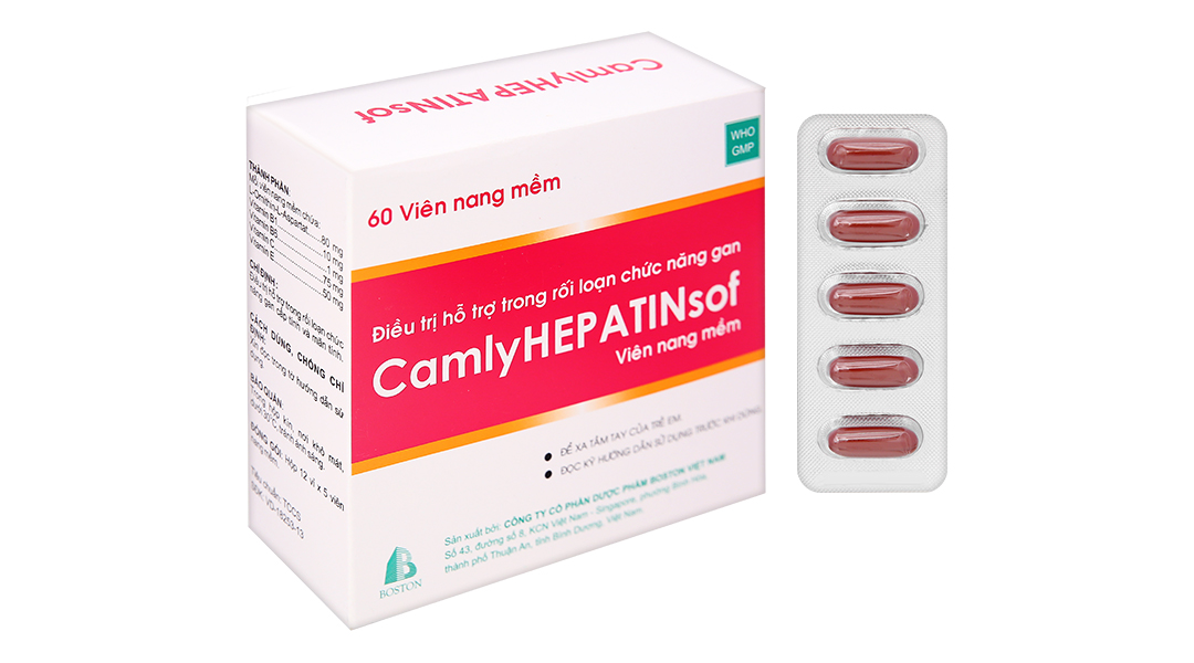 Camlyhepatinsof điều trị hỗ trợ trong rối loạn chức năng gan