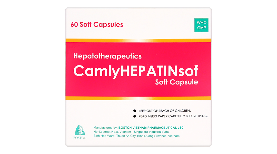 Camlyhepatinsof điều trị hỗ trợ trong rối loạn chức năng gan