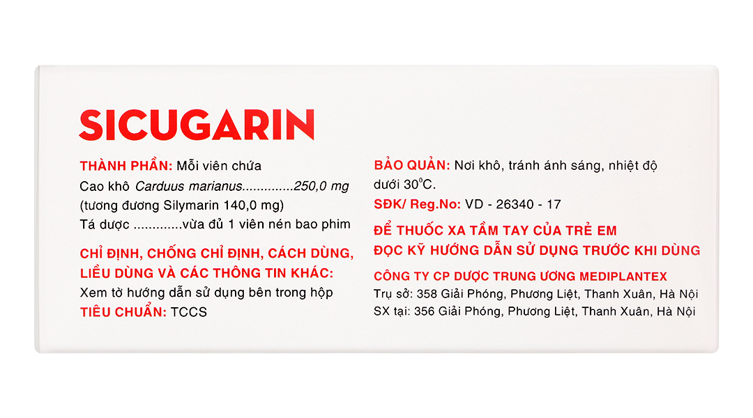 Sicugarin hỗ trợ trị bệnh viêm gan mãn tính, xơ gan