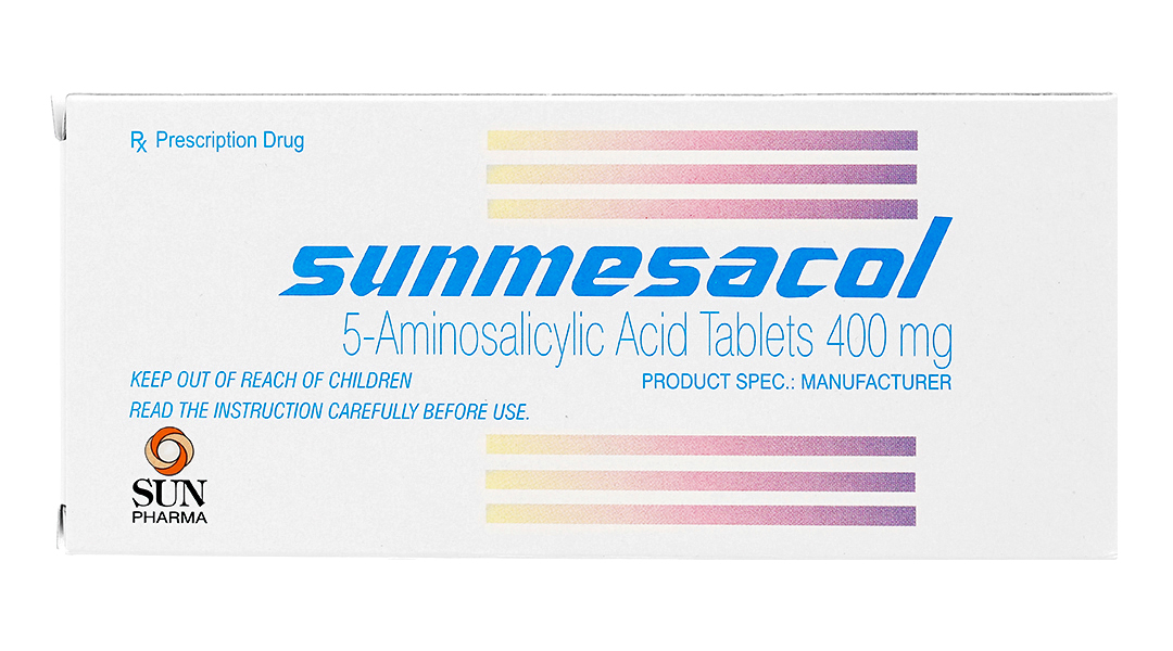 Sunmesacol 400mg trị viêm loét đại tràng
