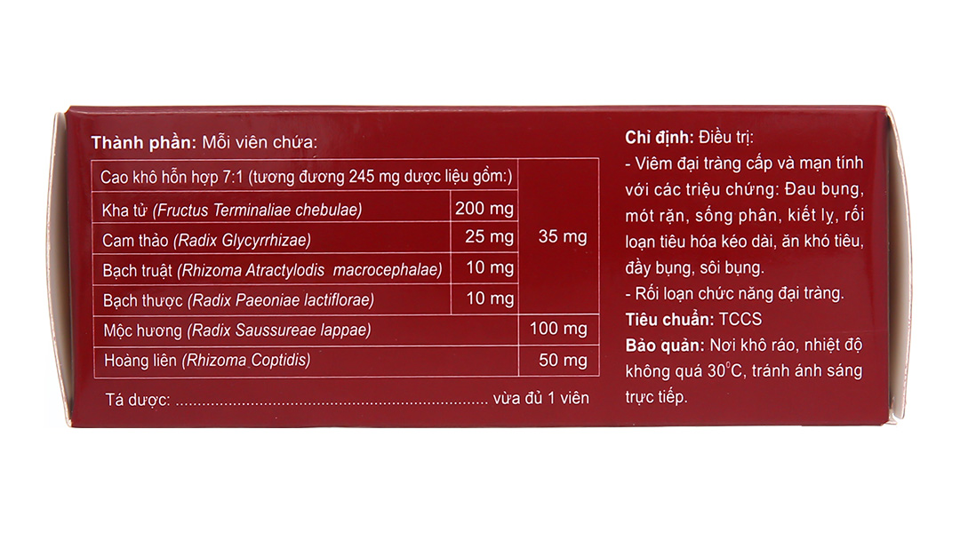 Đại Tràng- HD trị viêm đại tràng cấp và mạn tính