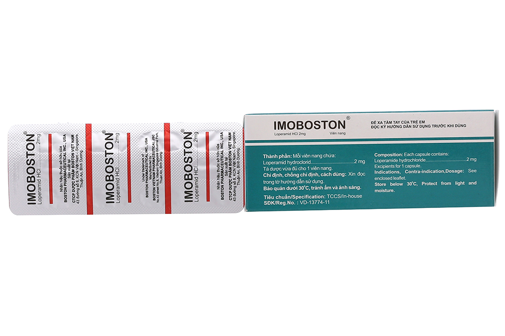 Imoboston 2mg trị tiêu chảy cấp và mạn