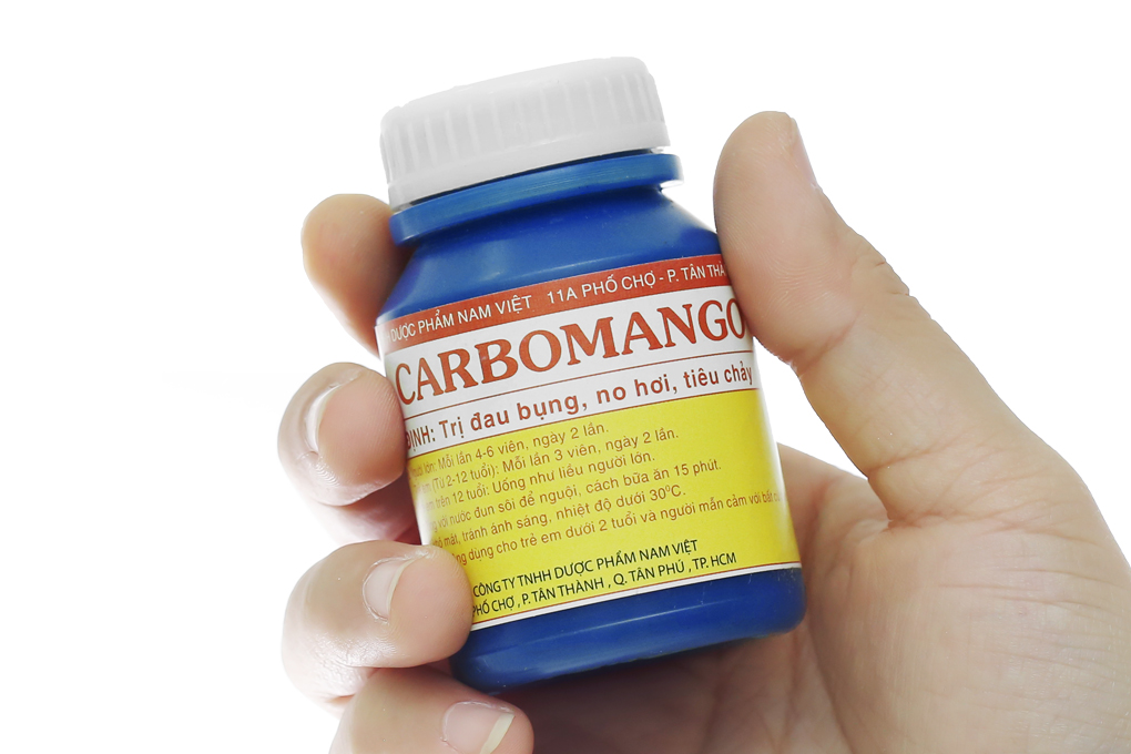Carbomango điều trị đau bụng, no hơi, tiêu chảy