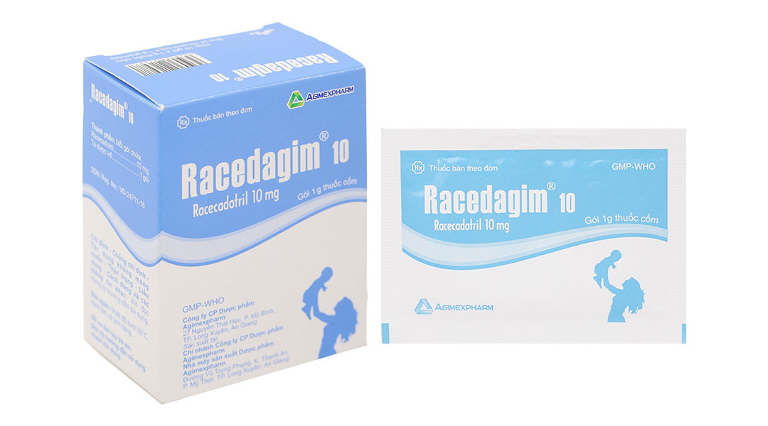 Thuốc cốm Racedagim 10 trị tiêu chảy cấp ở trẻ em