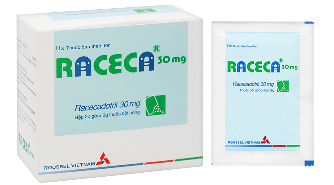 Thuốc bột Raceca 30mg trị tiêu chảy cấp