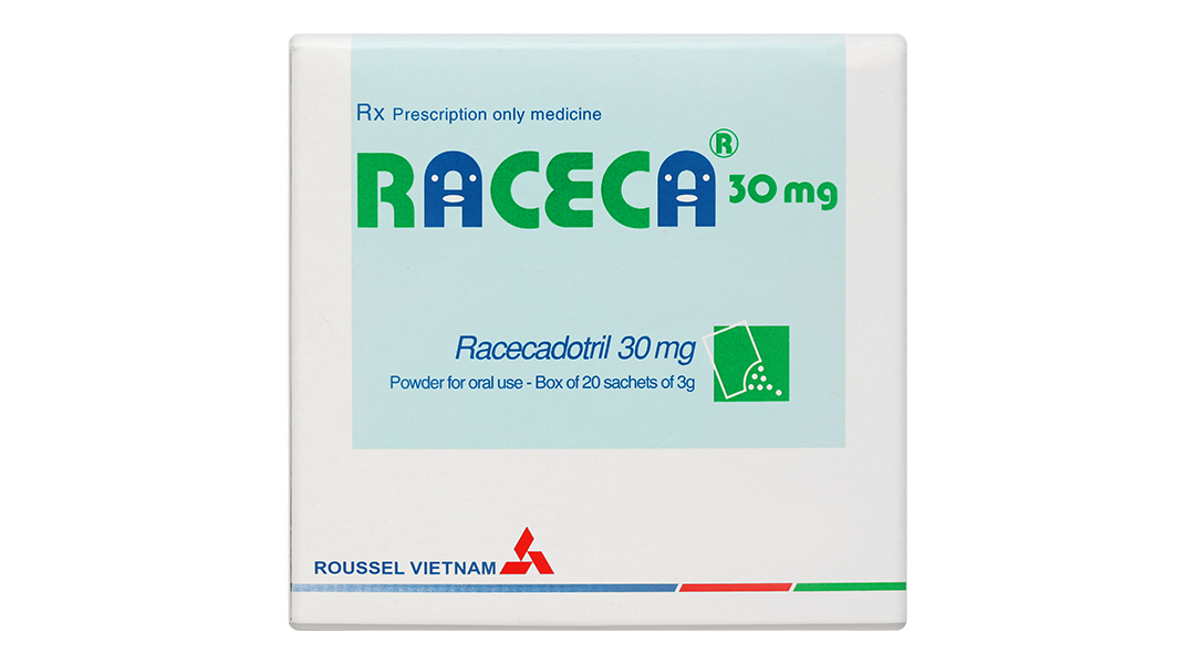 Thuốc bột Raceca 30mg trị tiêu chảy cấp