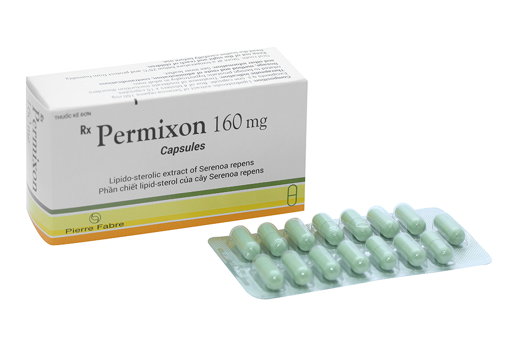 Permixon 160mg trị rối loạn tiểu tiện do phì đại tuyến tiền liệt