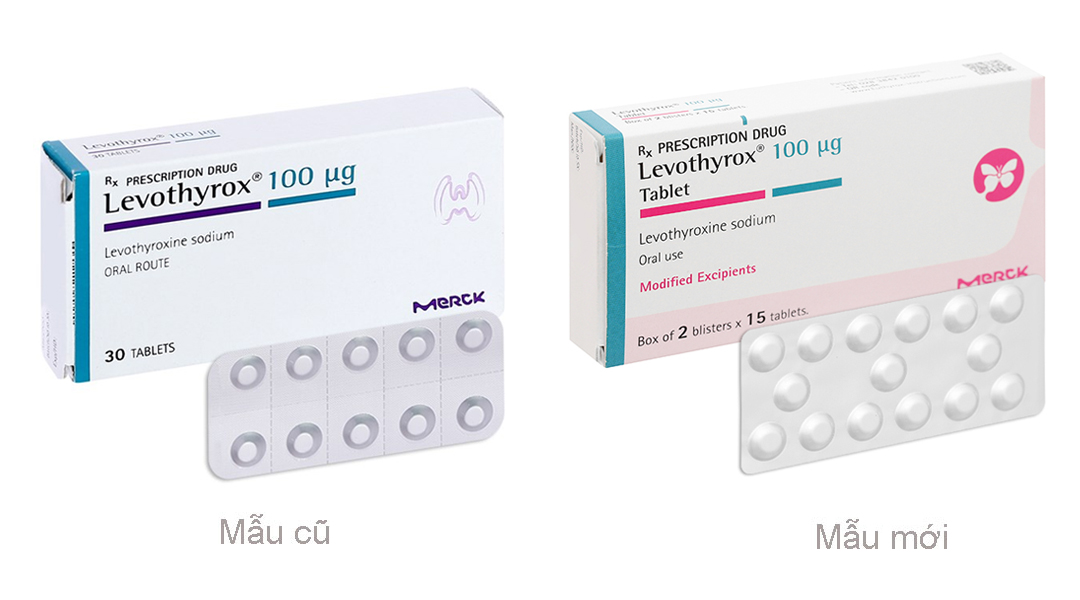 Levothyrox 100µg điều trị bệnh lý tuyến giáp