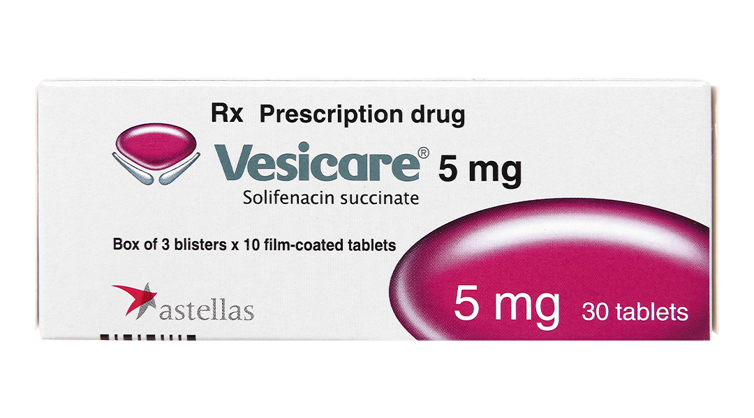 Vesicare 5mg trị tiểu không tự chủ