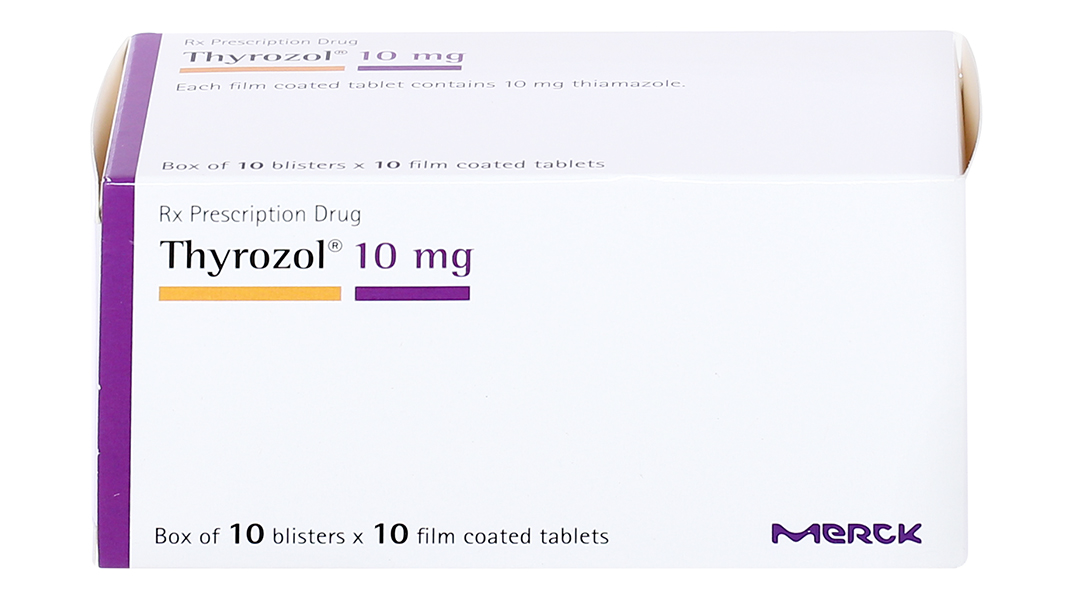 Thyrozol 10mg trị bệnh lý tuyến giáp