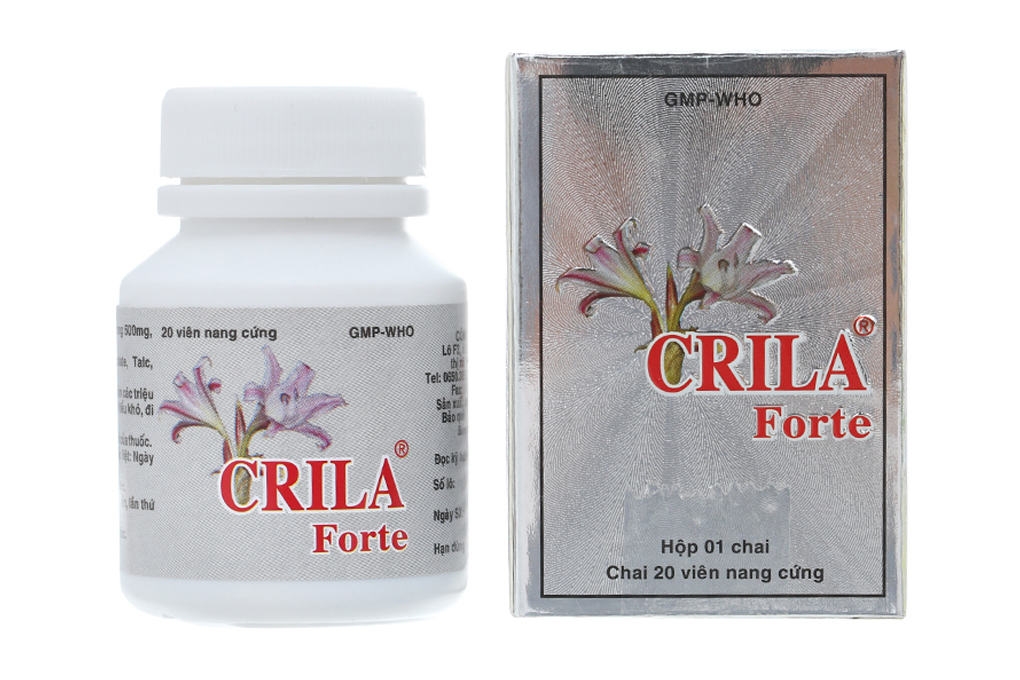 Crila Forte trị phì đại tuyến tiền liệt, u xơ tử cung