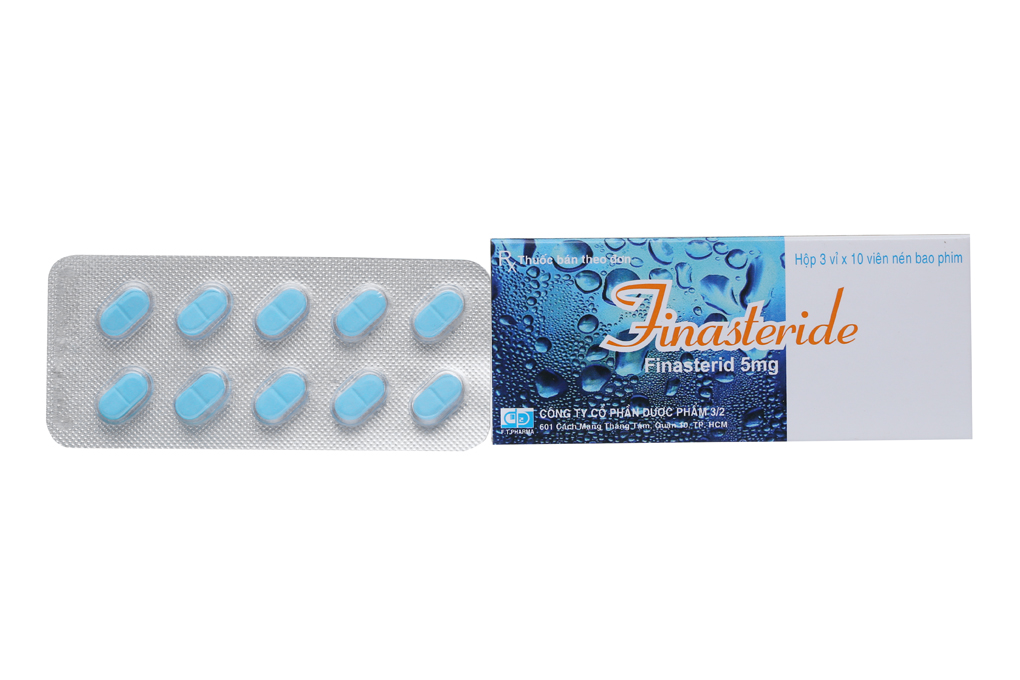 Finasteride F.T Pharma 5mg trị phì đại tuyến tiền liệt (3 vỉ x 10 viên) - 06/2025 | nhathuocankhang.com