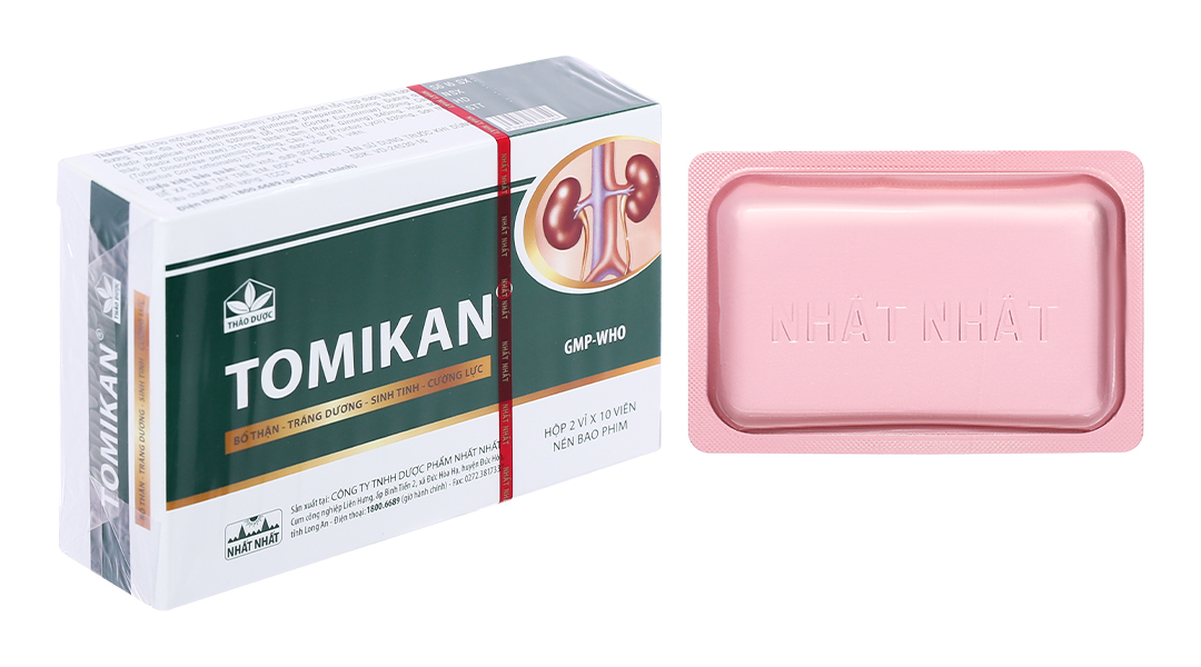 Tomikan cải thiện chức năng thận, bồi bổ cơ thể