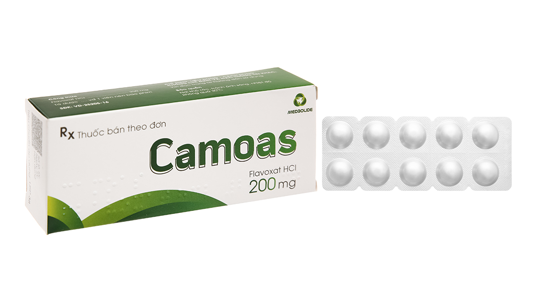 Camoas 200mg giảm triệu chứng tiểu khó, tiểu gấp, tiểu đêm