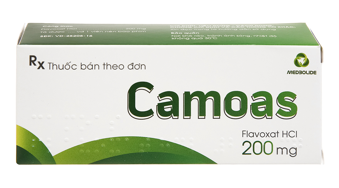 Camoas 200mg giảm triệu chứng tiểu khó, tiểu gấp, tiểu đêm