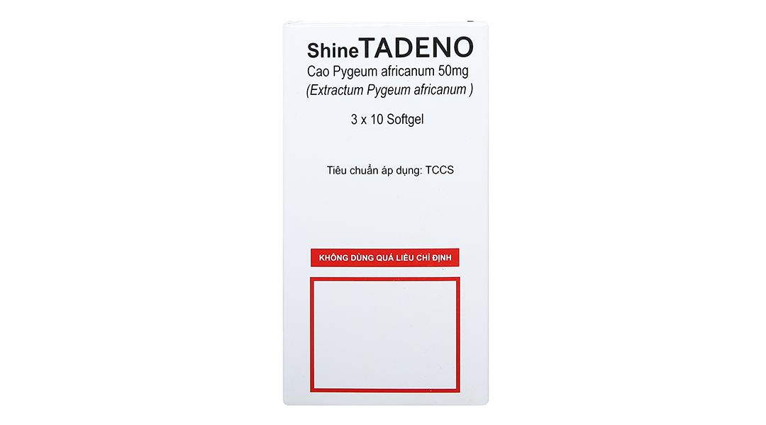 ShineTadeno 50mg trị rối loạn đường tiểu