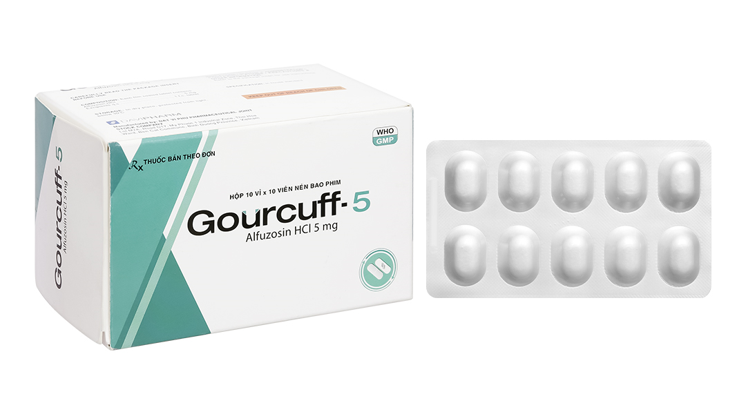 Gourcuff-5 trị triệu chứng phì đại u tuyến tiền liệt lành tính