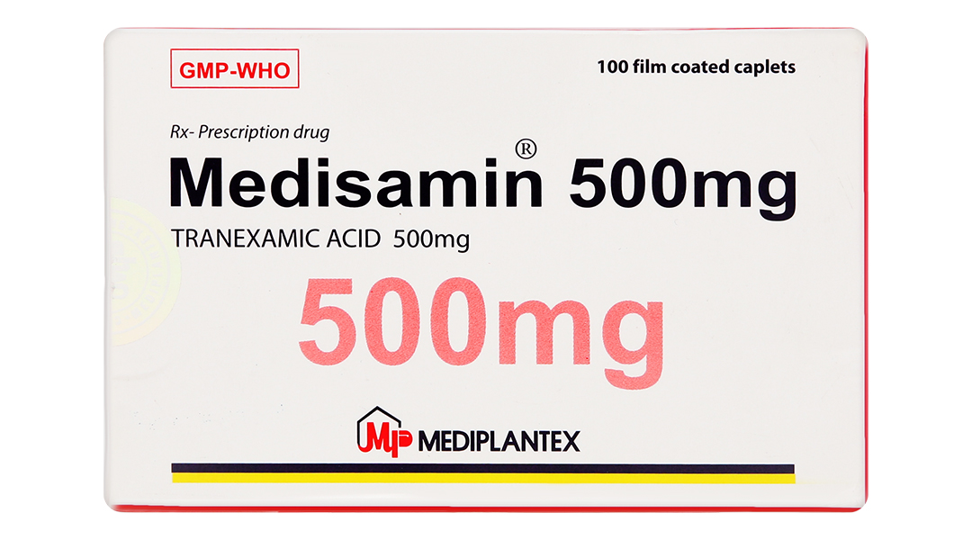 Medisamin 500mg trị và phòng ngừa chảy máu