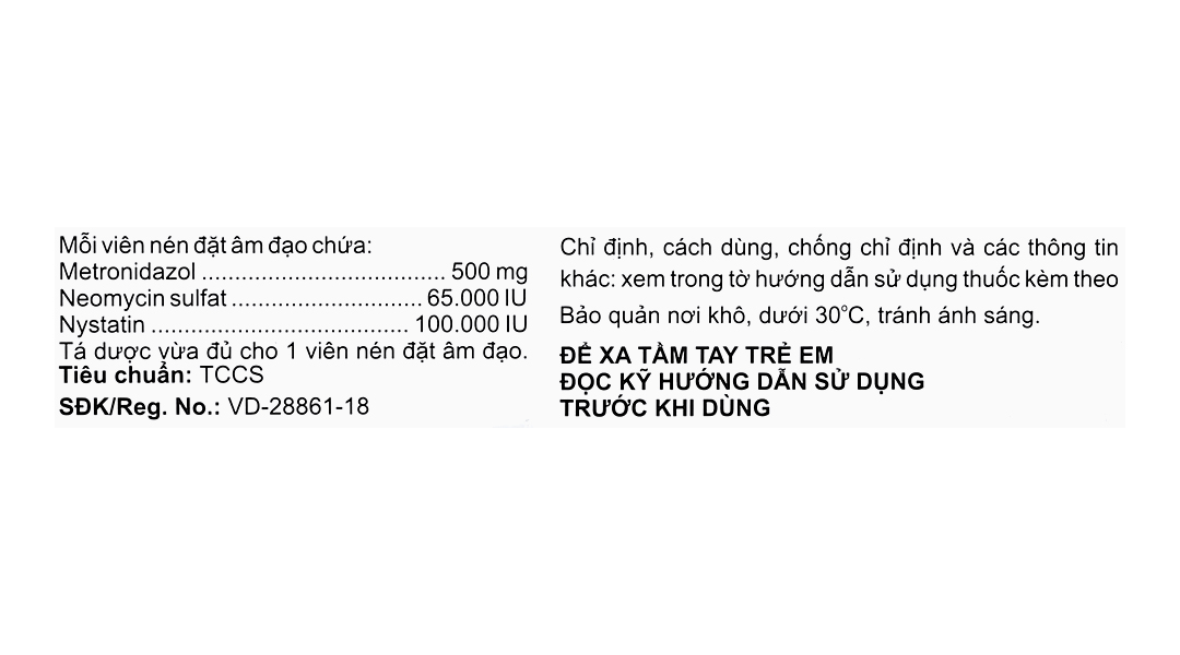 Viên đặt âm đạo Bosgyno Plus trị viêm âm đạo